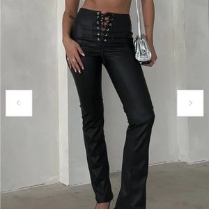Rumored faux leather STRAIGHT SHOOTER PANT